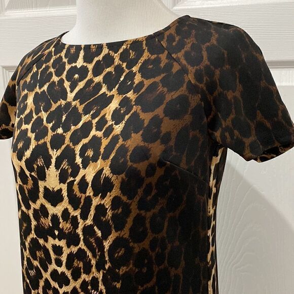 Bar III Leopard Ombre Bodycon Shift Dress - Picture 4 of 12